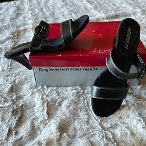 Aerosoles Black Heeled Sandals